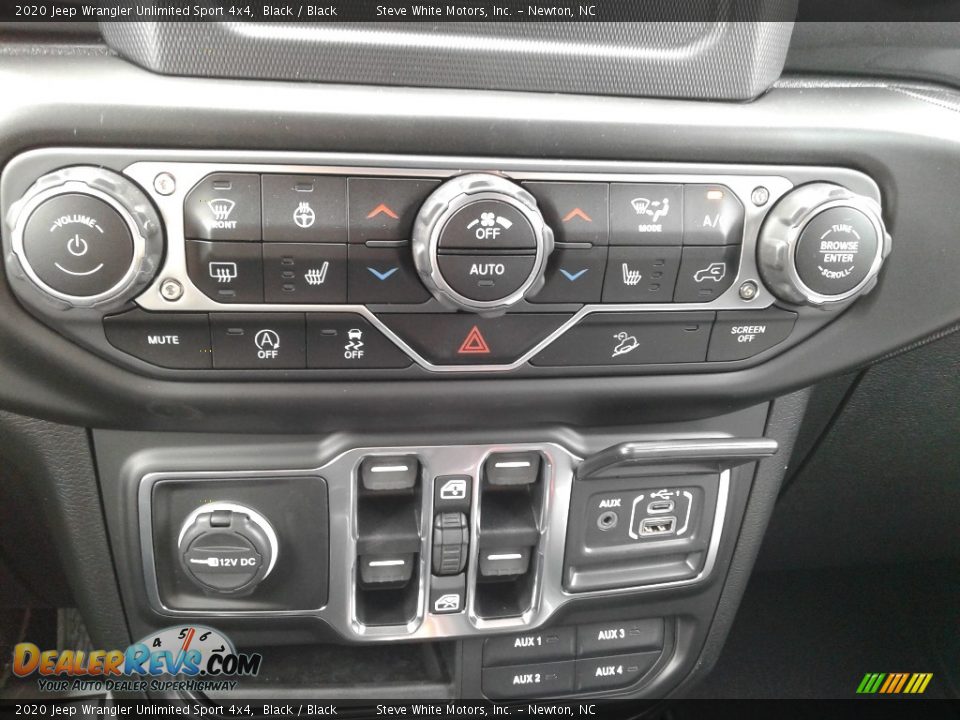 2020 Jeep Wrangler Unlimited Sport 4x4 Black / Black Photo #24