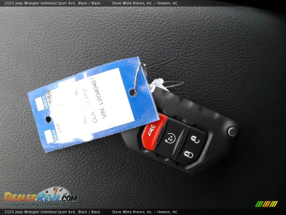 2020 Jeep Wrangler Unlimited Sport 4x4 Black / Black Photo #29