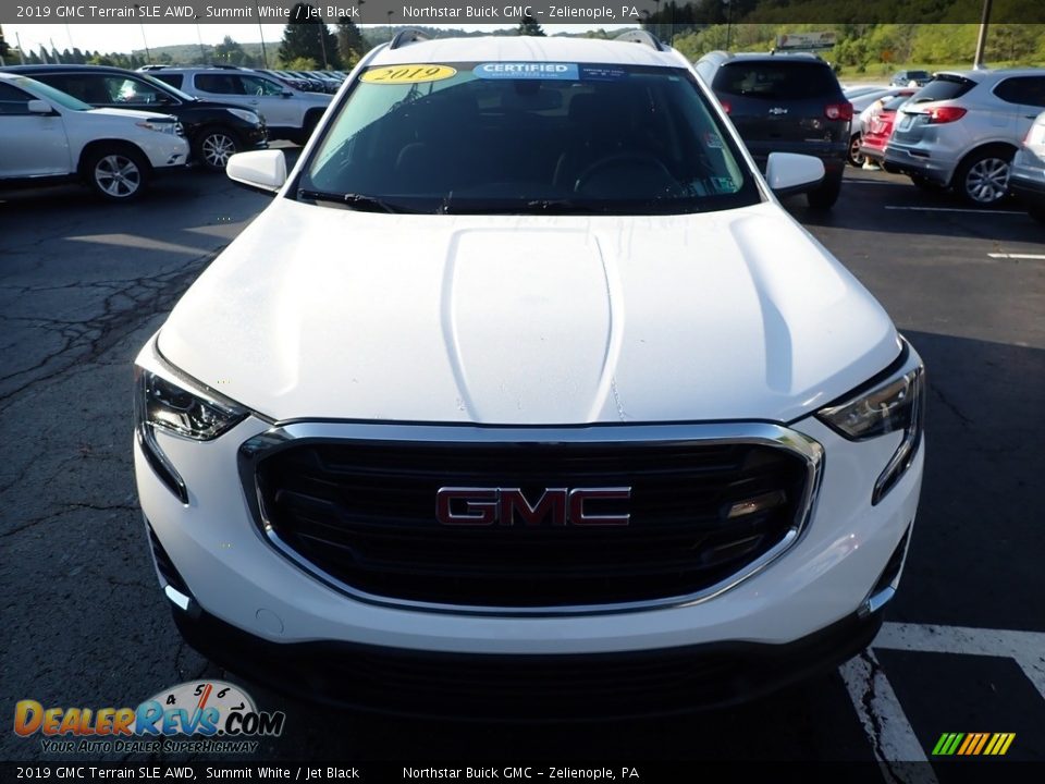 2019 GMC Terrain SLE AWD Summit White / Jet Black Photo #3