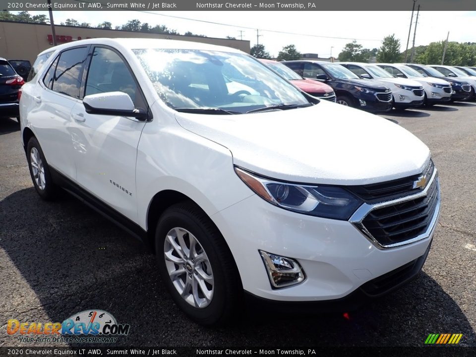 2020 Chevrolet Equinox LT AWD Summit White / Jet Black Photo #8