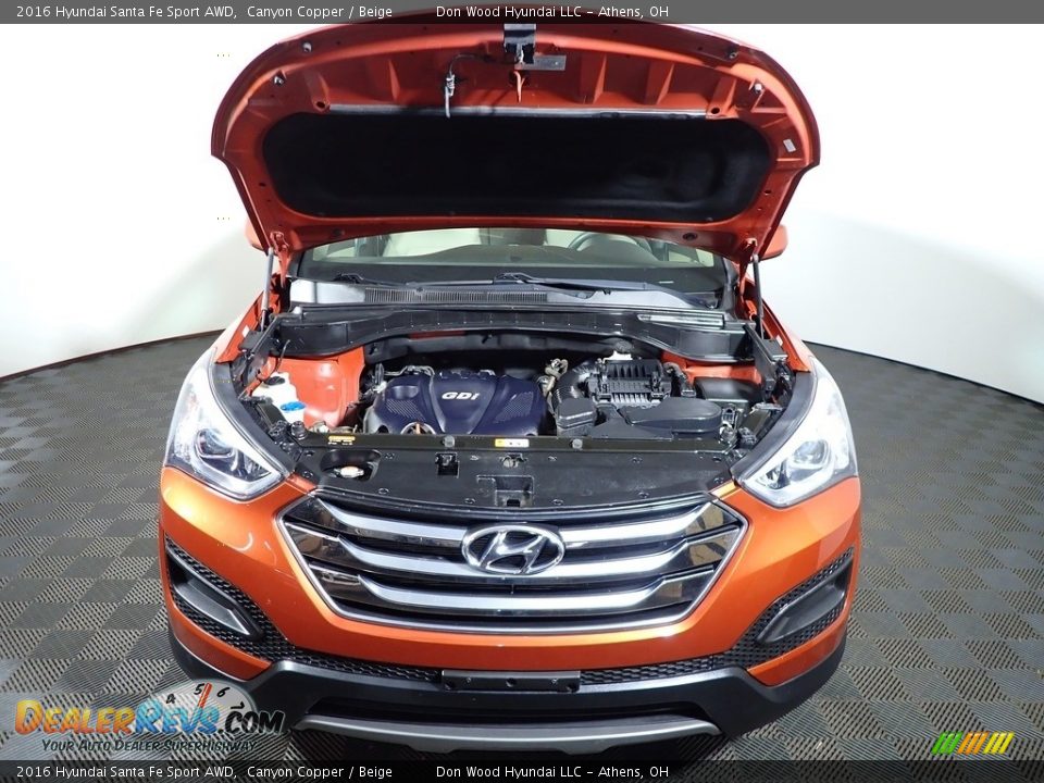 2016 Hyundai Santa Fe Sport AWD Canyon Copper / Beige Photo #5