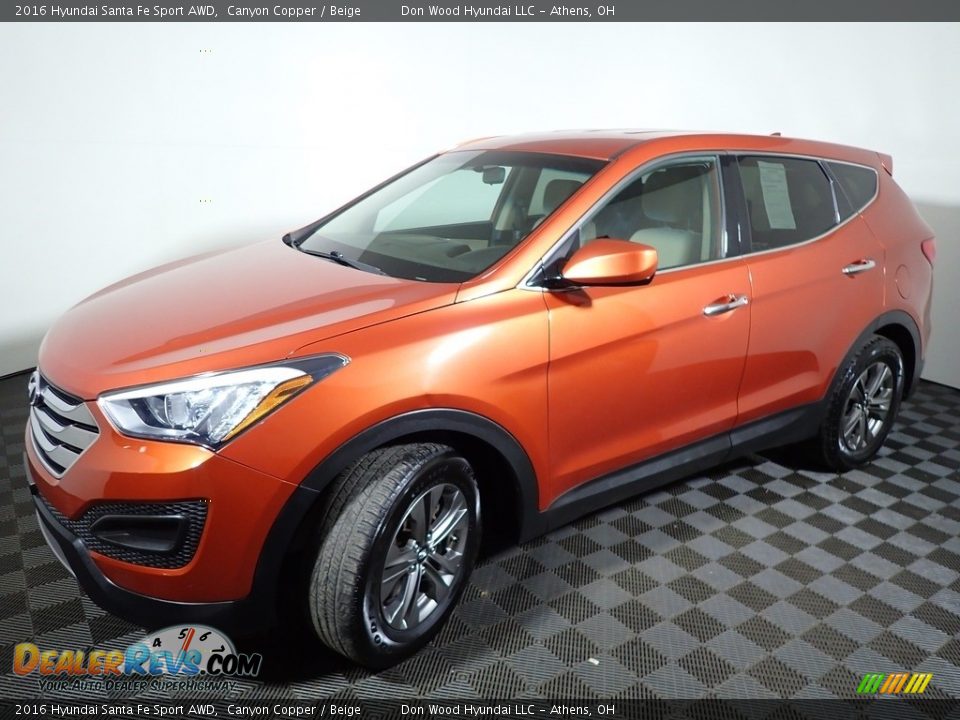 Canyon Copper 2016 Hyundai Santa Fe Sport AWD Photo #7