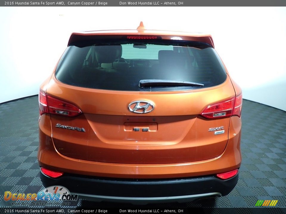 2016 Hyundai Santa Fe Sport AWD Canyon Copper / Beige Photo #11