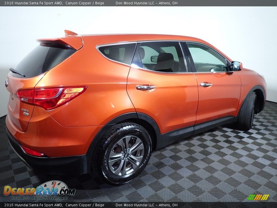 2016 Hyundai Santa Fe Sport AWD Canyon Copper / Beige Photo #15