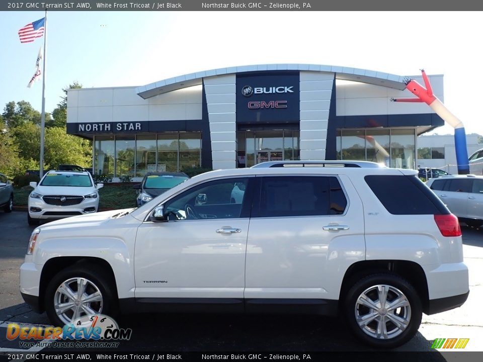 2017 GMC Terrain SLT AWD White Frost Tricoat / Jet Black Photo #1