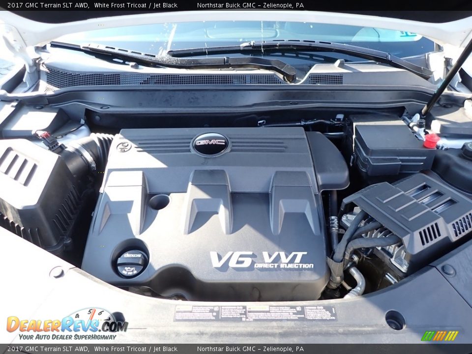 2017 GMC Terrain SLT AWD White Frost Tricoat / Jet Black Photo #2
