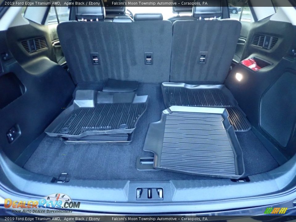 2019 Ford Edge Titanium AWD Agate Black / Ebony Photo #4
