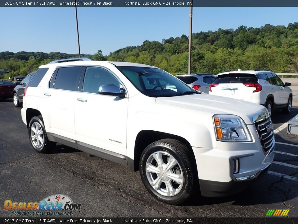 2017 GMC Terrain SLT AWD White Frost Tricoat / Jet Black Photo #4