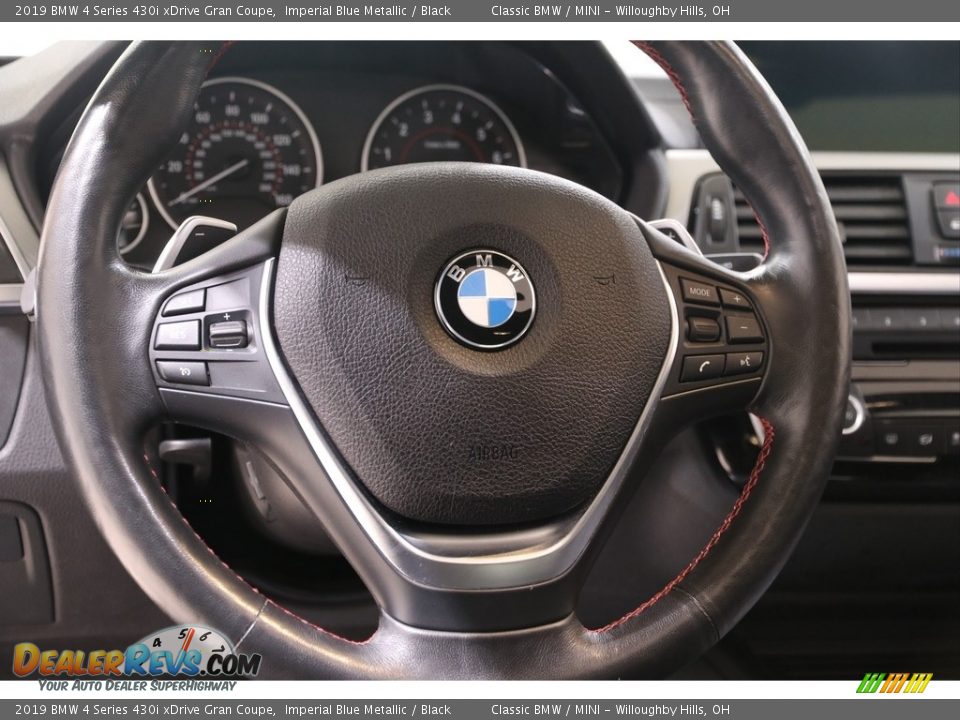 2019 BMW 4 Series 430i xDrive Gran Coupe Imperial Blue Metallic / Black Photo #7