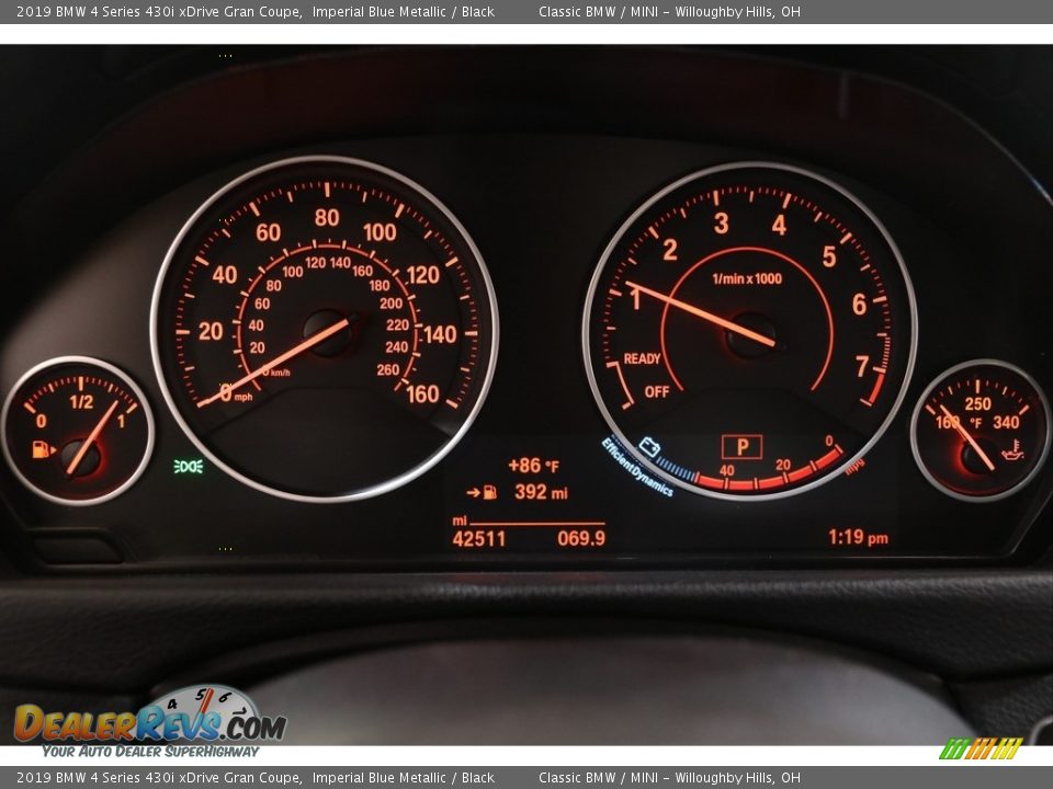 2019 BMW 4 Series 430i xDrive Gran Coupe Imperial Blue Metallic / Black Photo #8