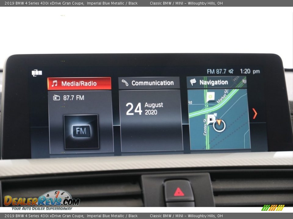 2019 BMW 4 Series 430i xDrive Gran Coupe Imperial Blue Metallic / Black Photo #10