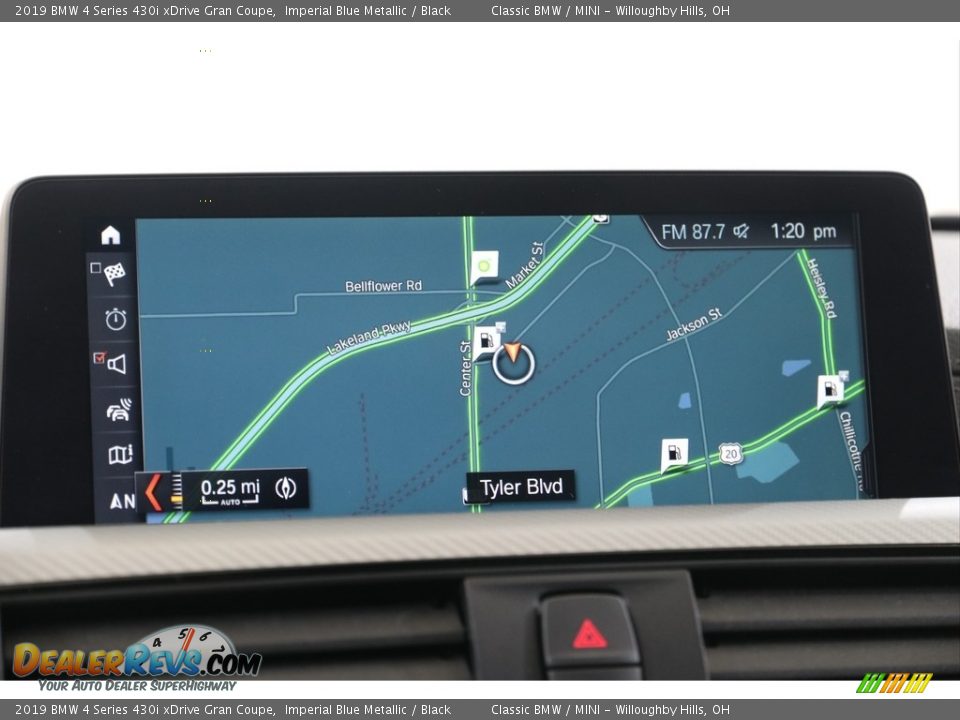 2019 BMW 4 Series 430i xDrive Gran Coupe Imperial Blue Metallic / Black Photo #12