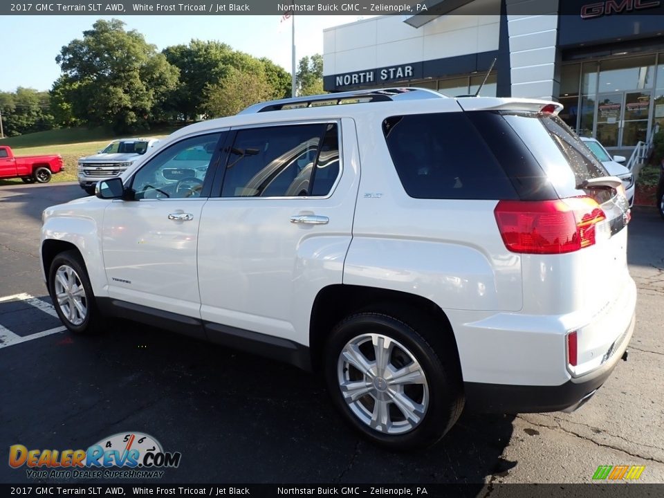 2017 GMC Terrain SLT AWD White Frost Tricoat / Jet Black Photo #12