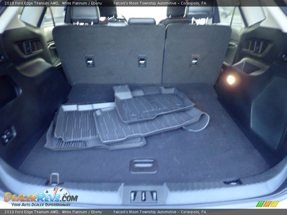 2019 Ford Edge Titanium AWD White Platinum / Ebony Photo #4