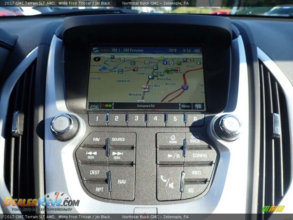 2017 GMC Terrain SLT AWD White Frost Tricoat / Jet Black Photo #25