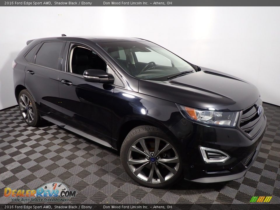 2016 Ford Edge Sport AWD Shadow Black / Ebony Photo #2