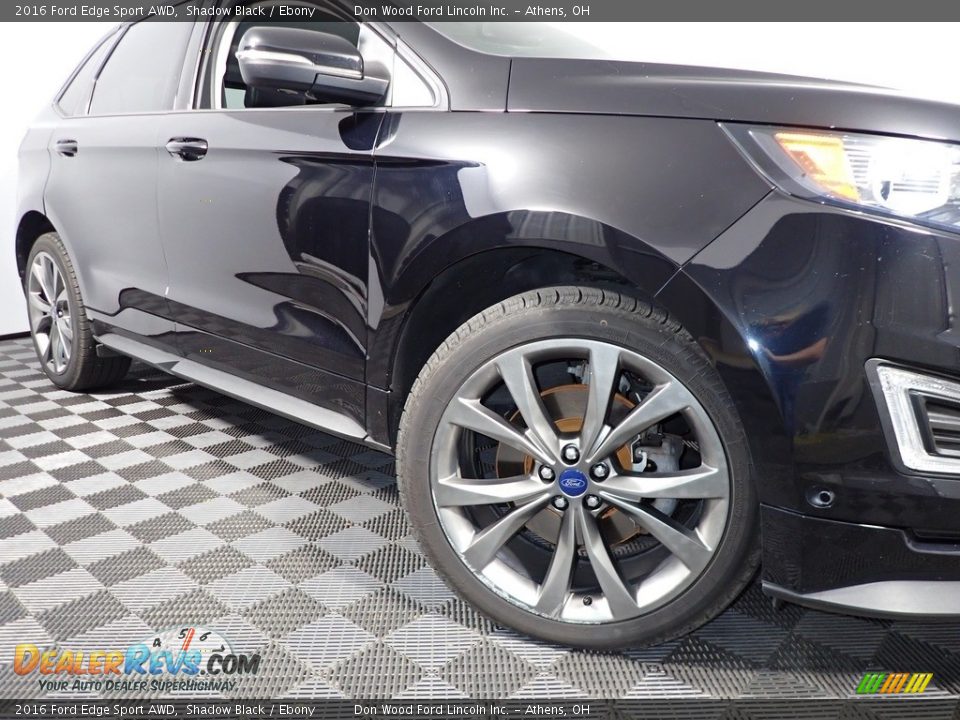 2016 Ford Edge Sport AWD Shadow Black / Ebony Photo #3