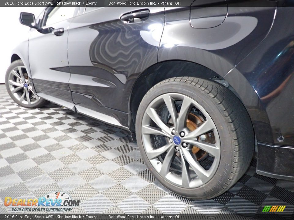 2016 Ford Edge Sport AWD Shadow Black / Ebony Photo #10