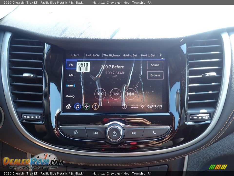 2020 Chevrolet Trax LT Pacific Blue Metallic / Jet Black Photo #16