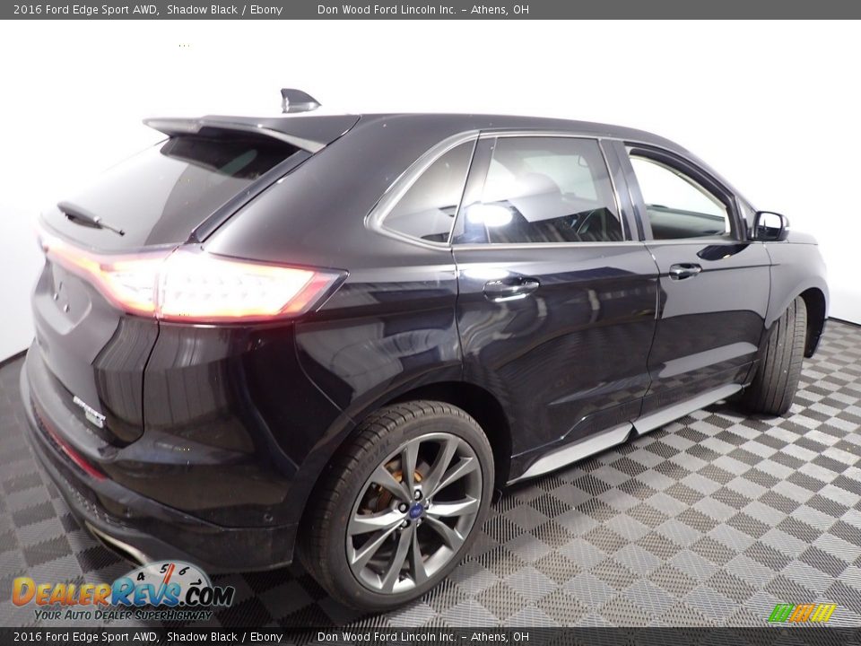 2016 Ford Edge Sport AWD Shadow Black / Ebony Photo #16