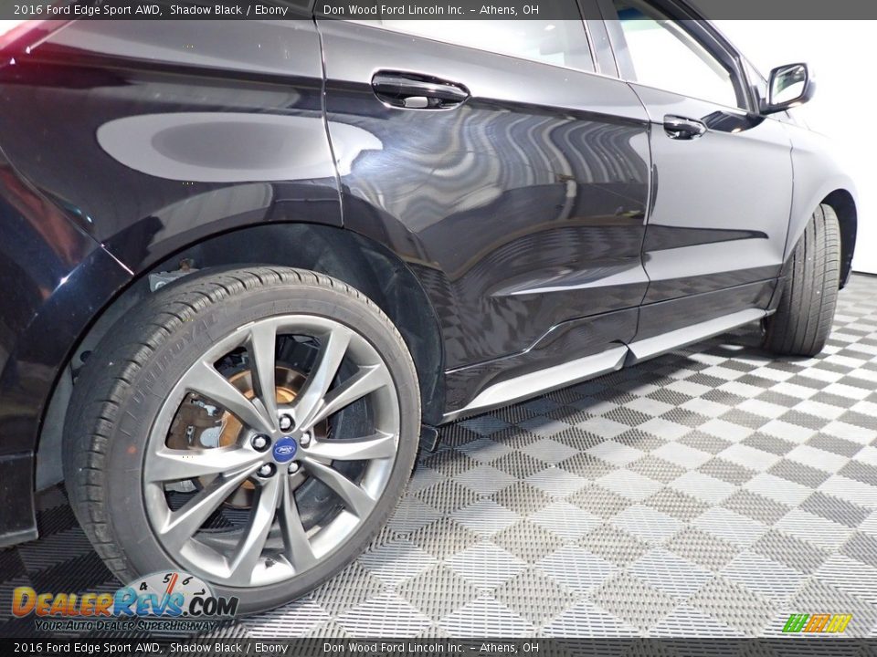 2016 Ford Edge Sport AWD Shadow Black / Ebony Photo #17