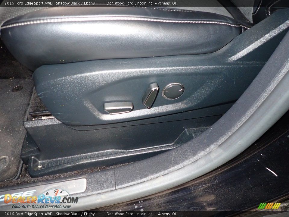 2016 Ford Edge Sport AWD Shadow Black / Ebony Photo #19