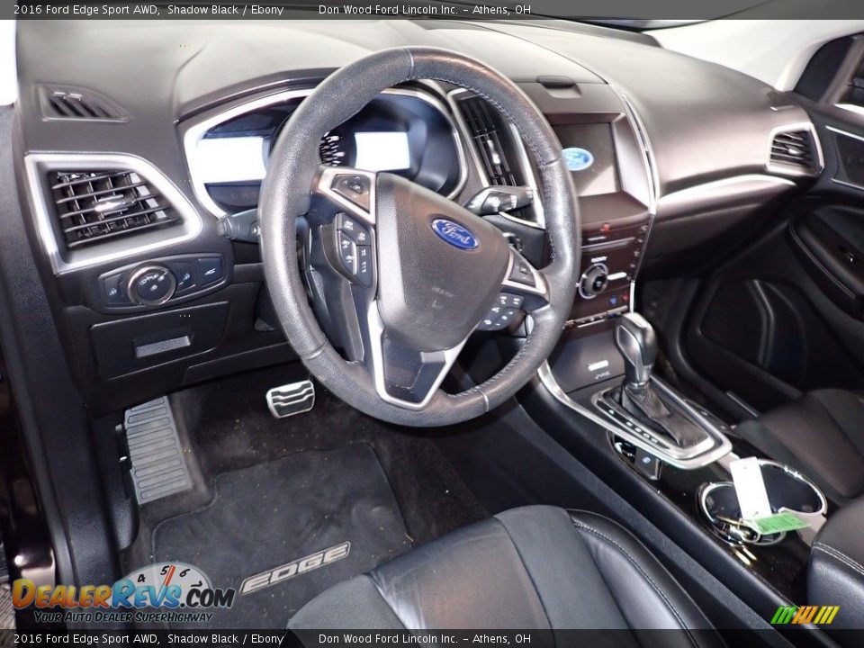 2016 Ford Edge Sport AWD Shadow Black / Ebony Photo #20