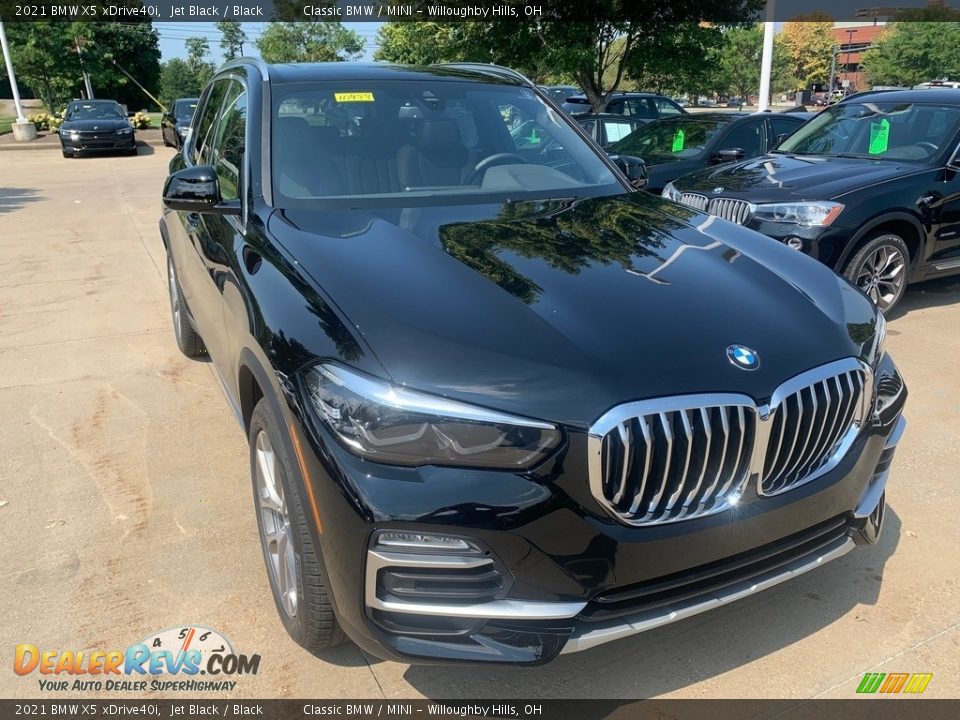 2021 BMW X5 xDrive40i Jet Black / Black Photo #1