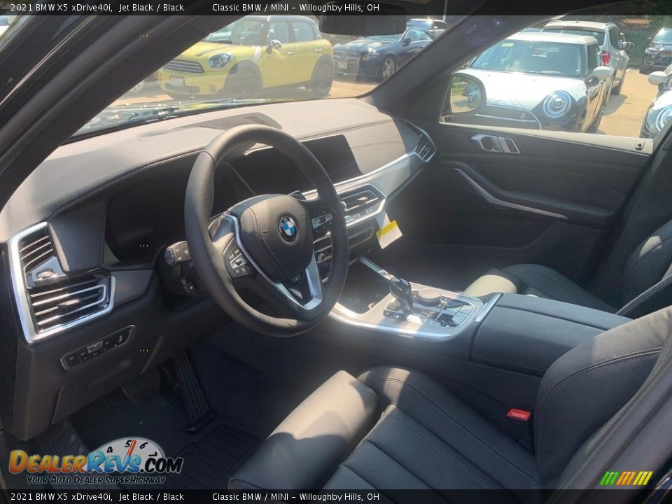 2021 BMW X5 xDrive40i Jet Black / Black Photo #3