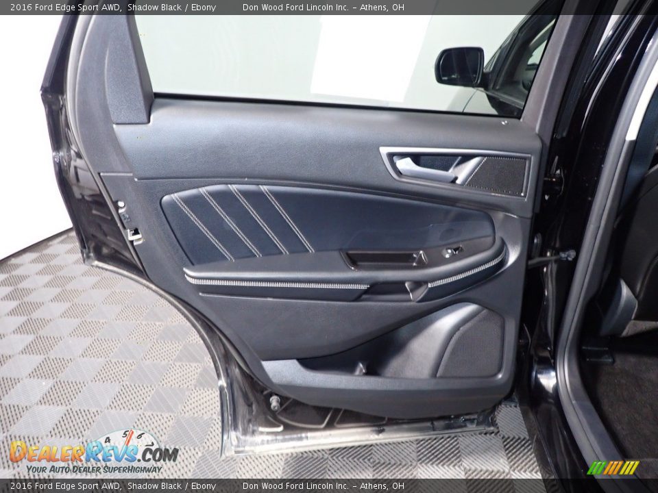 2016 Ford Edge Sport AWD Shadow Black / Ebony Photo #23