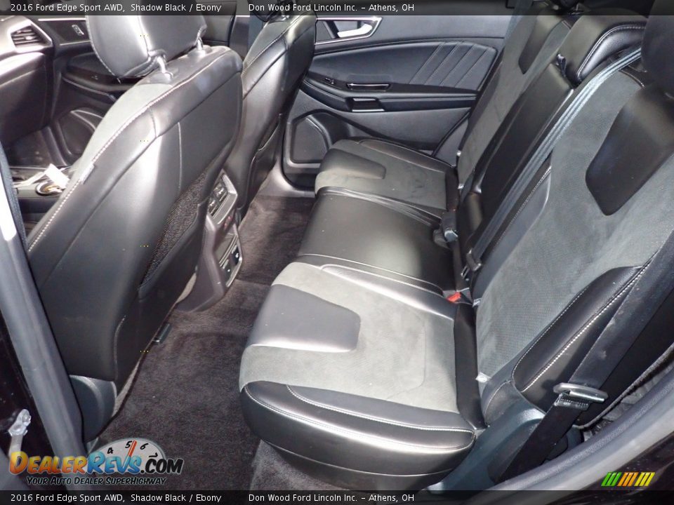 2016 Ford Edge Sport AWD Shadow Black / Ebony Photo #24