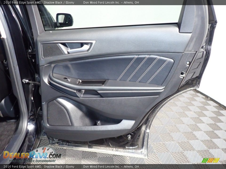 2016 Ford Edge Sport AWD Shadow Black / Ebony Photo #25