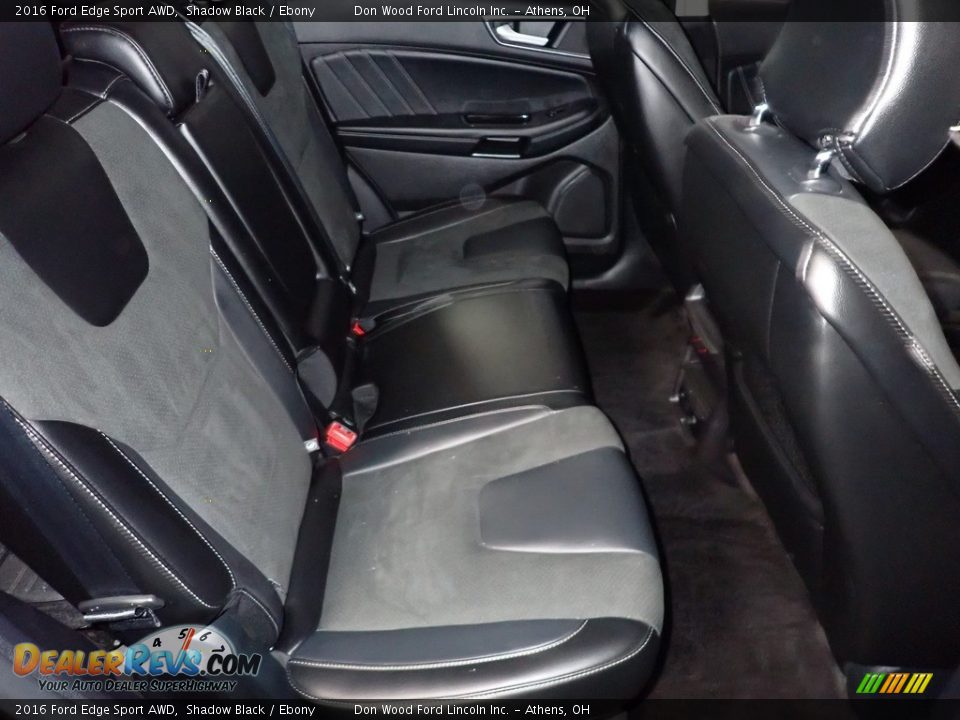 2016 Ford Edge Sport AWD Shadow Black / Ebony Photo #26