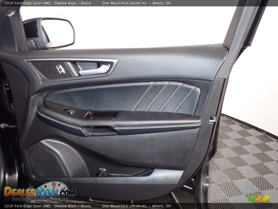 2016 Ford Edge Sport AWD Shadow Black / Ebony Photo #27