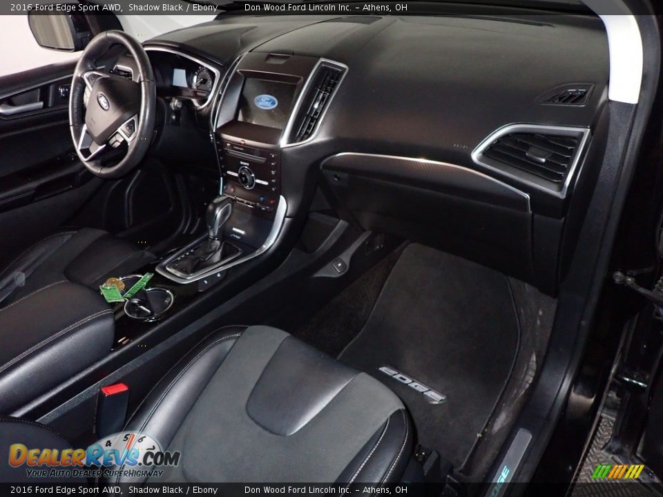2016 Ford Edge Sport AWD Shadow Black / Ebony Photo #29