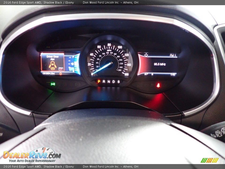 2016 Ford Edge Sport AWD Shadow Black / Ebony Photo #30