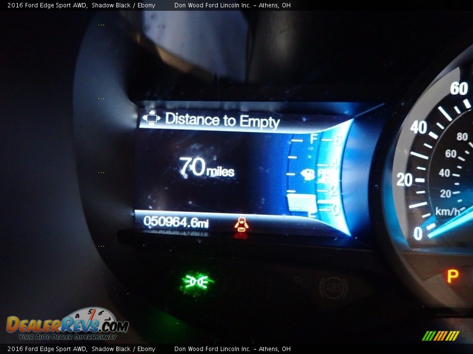 2016 Ford Edge Sport AWD Shadow Black / Ebony Photo #31