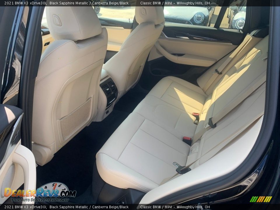 2021 BMW X3 xDrive30i Black Sapphire Metallic / Canberra Beige/Black Photo #4