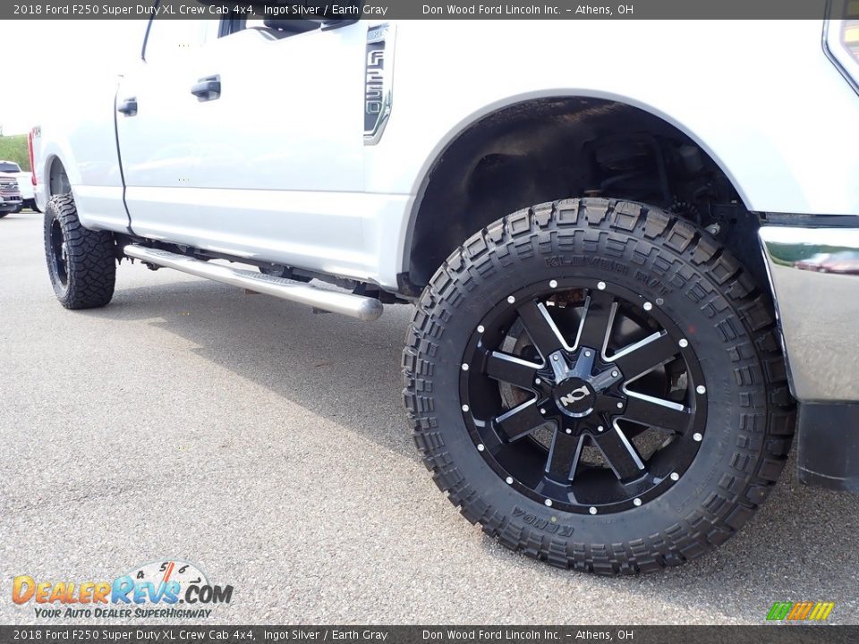 2018 Ford F250 Super Duty XL Crew Cab 4x4 Ingot Silver / Earth Gray Photo #3