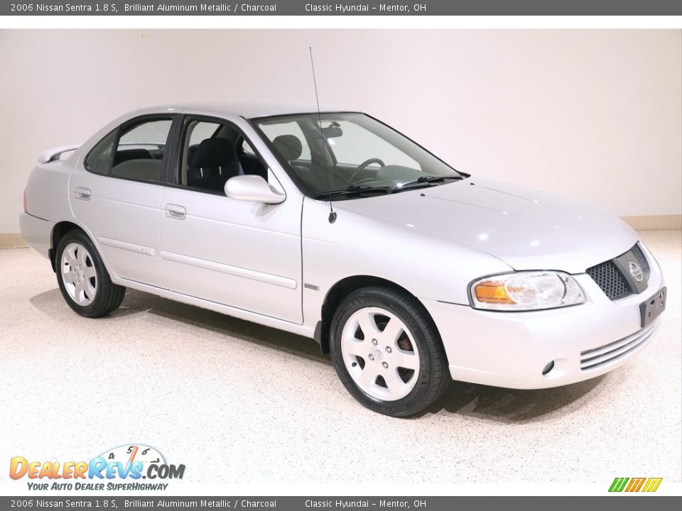 2006 Nissan Sentra 1.8 S Brilliant Aluminum Metallic / Charcoal Photo #1