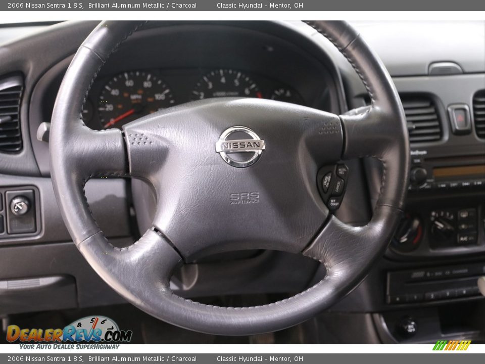 2006 Nissan Sentra 1.8 S Brilliant Aluminum Metallic / Charcoal Photo #6