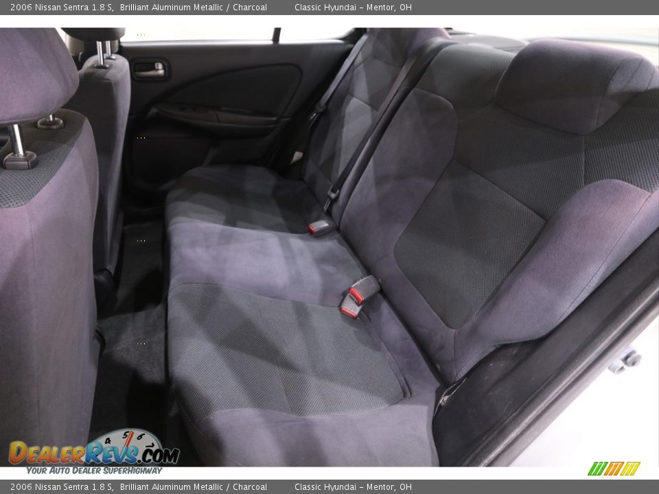 2006 Nissan Sentra 1.8 S Brilliant Aluminum Metallic / Charcoal Photo #14