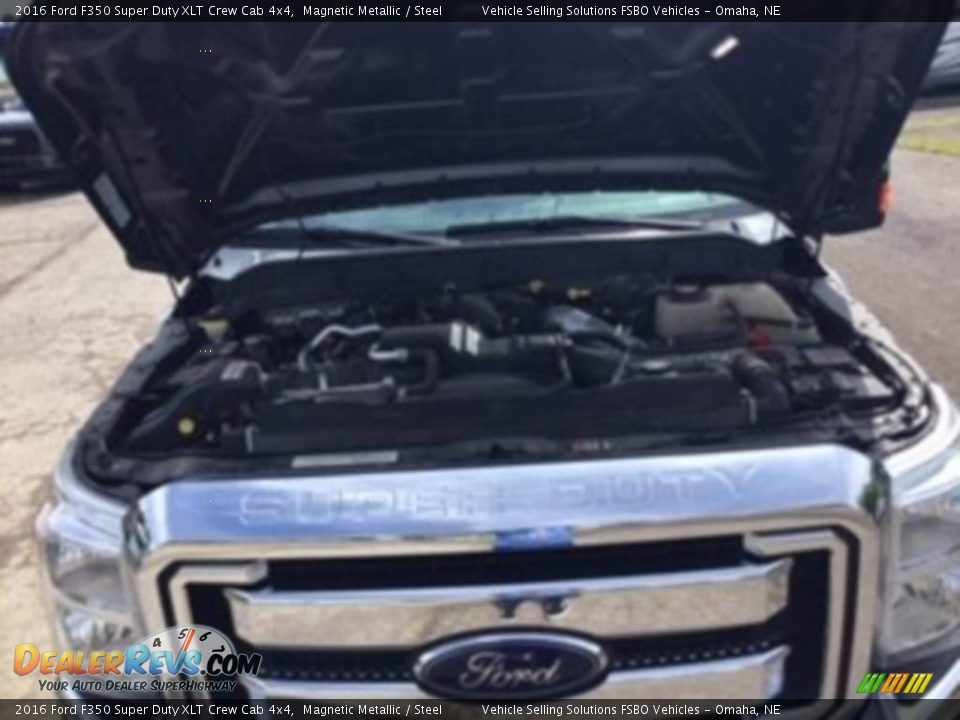 2016 Ford F350 Super Duty XLT Crew Cab 4x4 Magnetic Metallic / Steel Photo #2