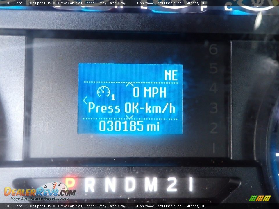 2018 Ford F250 Super Duty XL Crew Cab 4x4 Ingot Silver / Earth Gray Photo #26