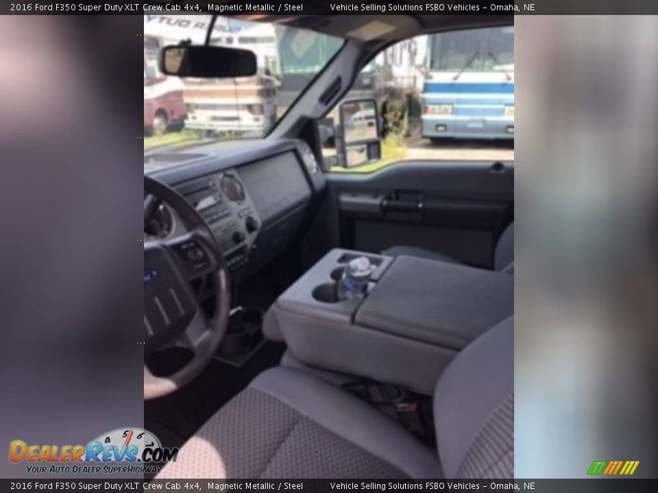 2016 Ford F350 Super Duty XLT Crew Cab 4x4 Magnetic Metallic / Steel Photo #3