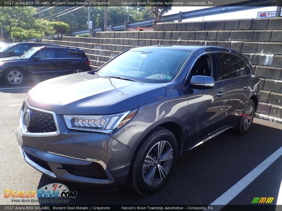 2017 Acura MDX SH-AWD Modern Steel Metallic / Graystone Photo #1