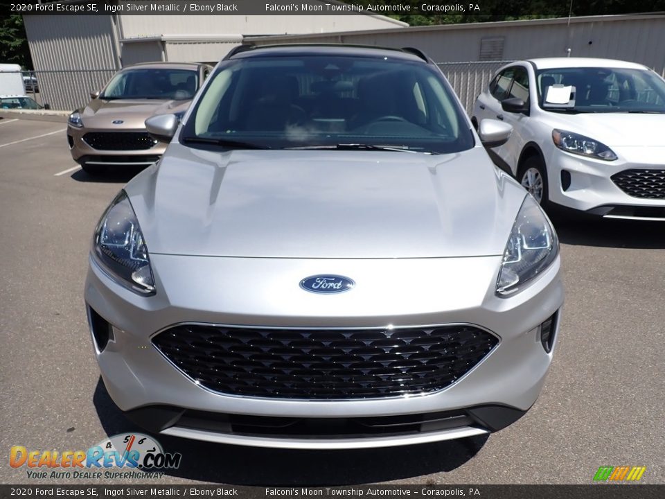 2020 Ford Escape SE Ingot Silver Metallic / Ebony Black Photo #4