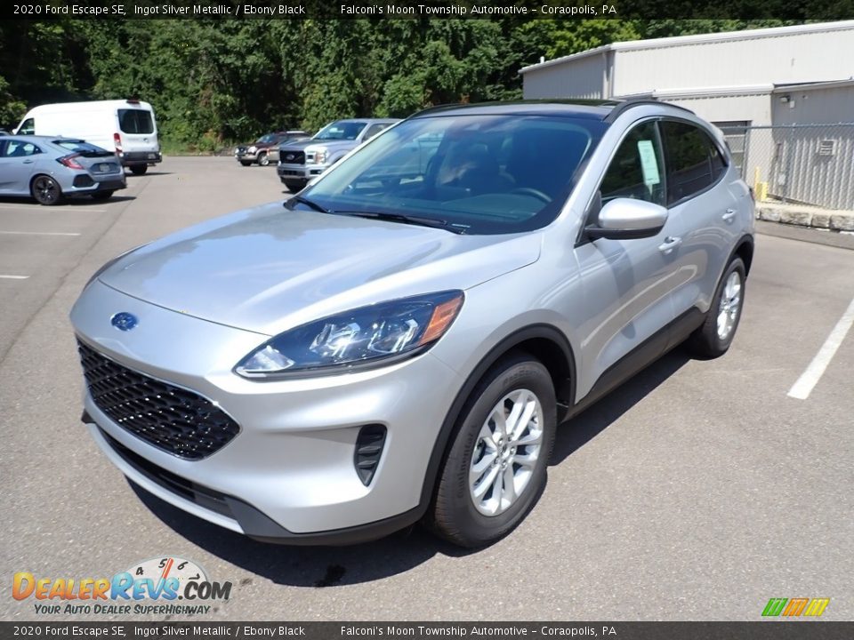 2020 Ford Escape SE Ingot Silver Metallic / Ebony Black Photo #5