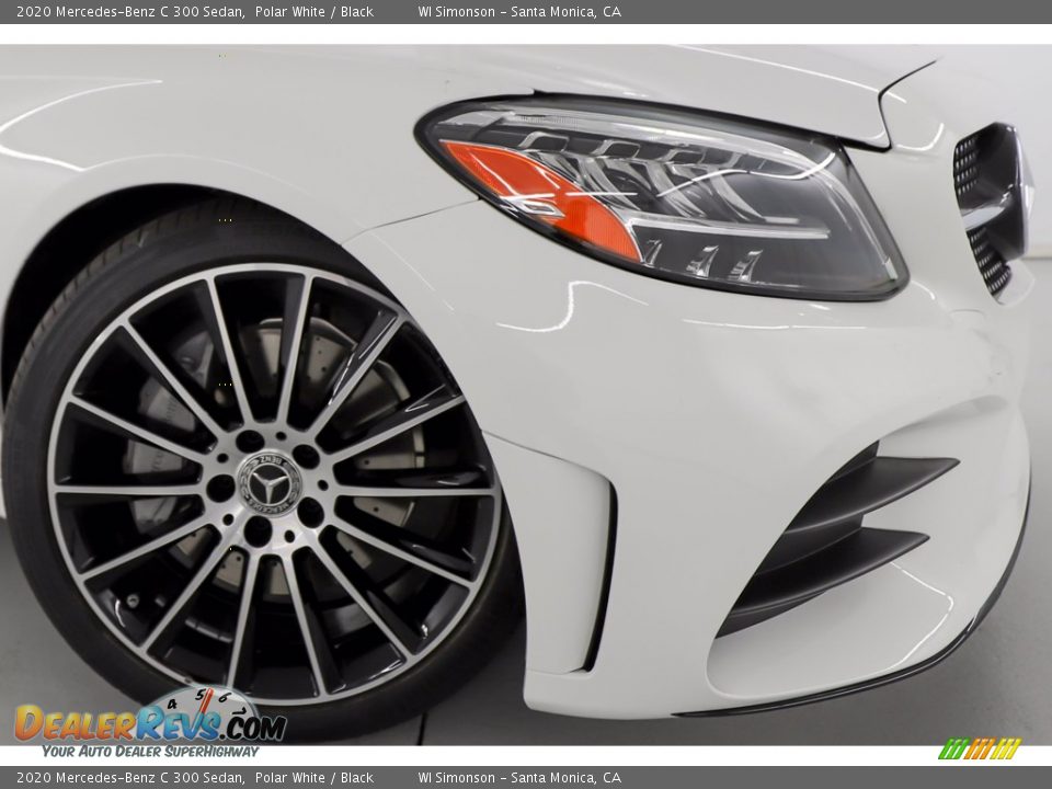 2020 Mercedes-Benz C 300 Sedan Polar White / Black Photo #2