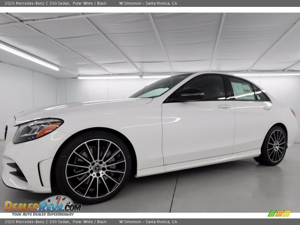 2020 Mercedes-Benz C 300 Sedan Polar White / Black Photo #6